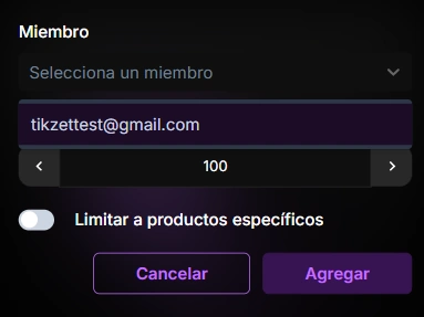 Manage Products Team