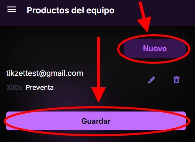 Manage Products Team